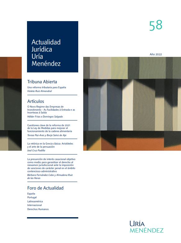 Actualidad Jurídica Uría Menéndez Edition 58